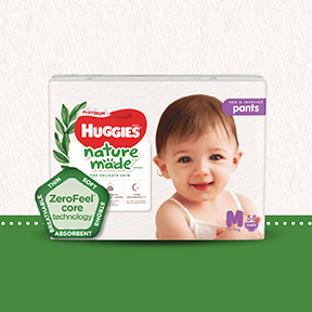 Pairs-Huggies Huggies Naturemade Pants